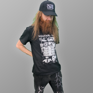 Regional One baseball cap featuring the band’s signature scribble logo on the front.